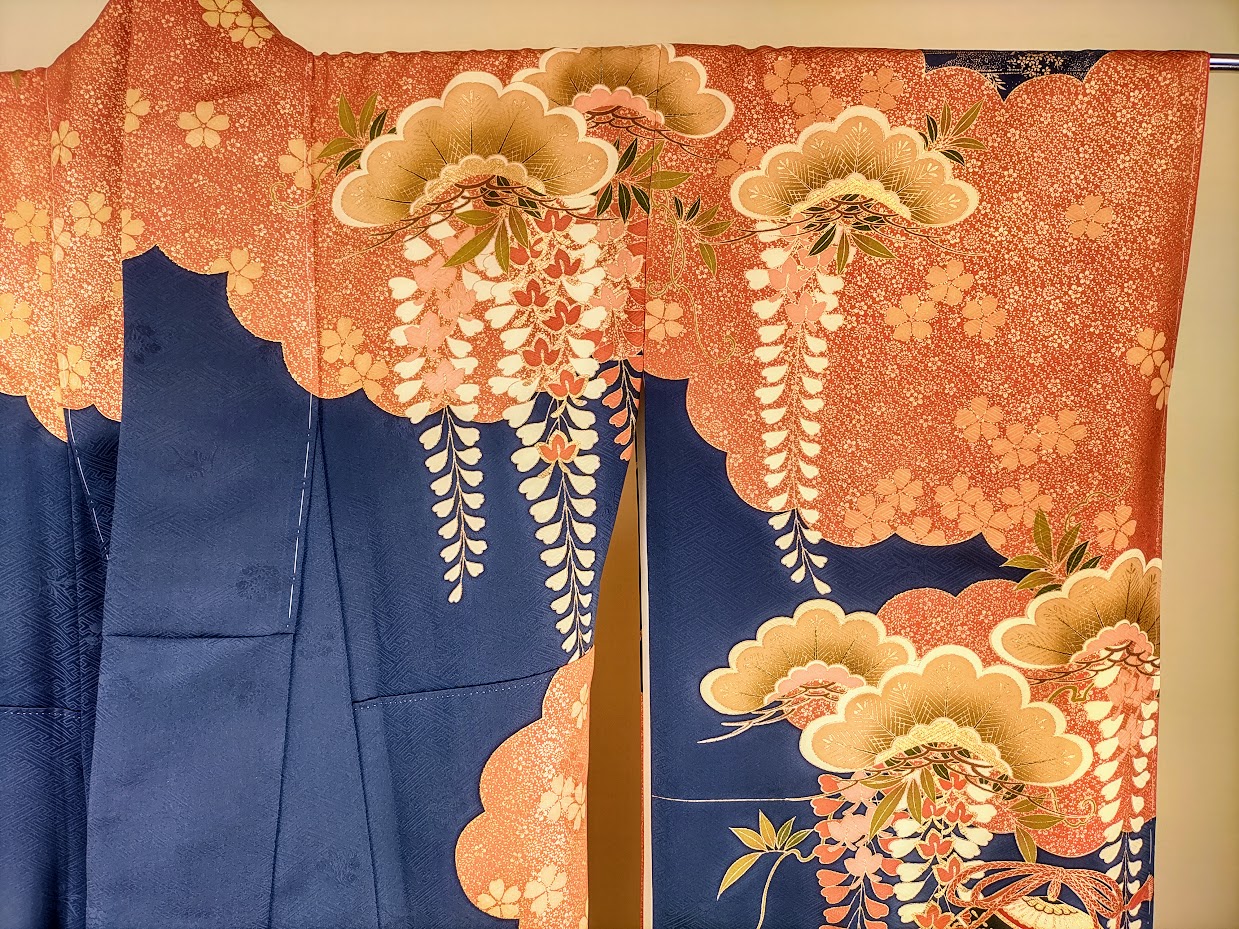 ママ振袖／お仕立て＋袖の接ぎ 兵庫県 Y.N 様 - 着物 お仕立て＆お