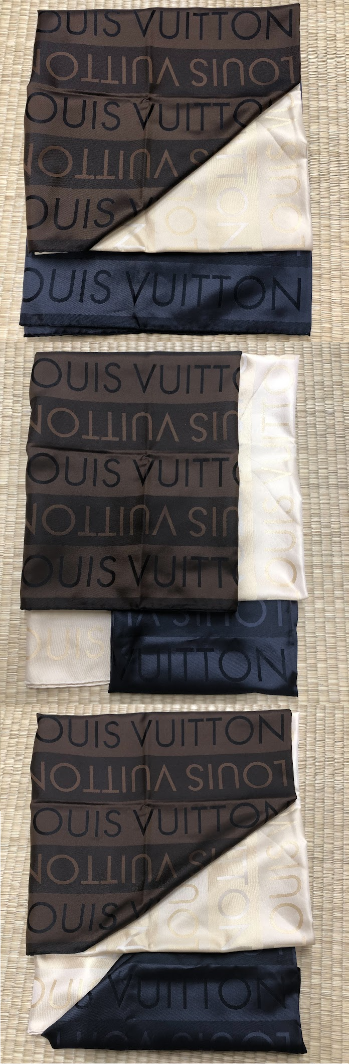 Louis Vuittonスカーフの名古屋帯／お仕立て 静岡県 J.H 様 - 着物 